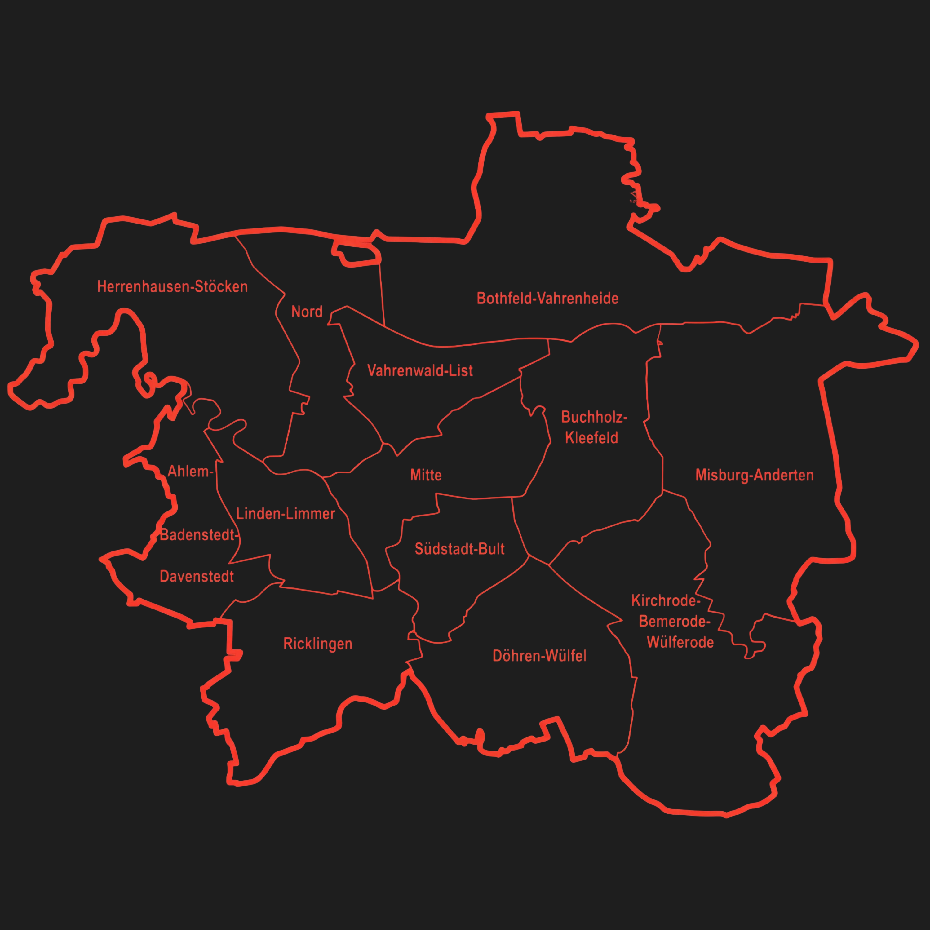 Hannover Skyline Illustration